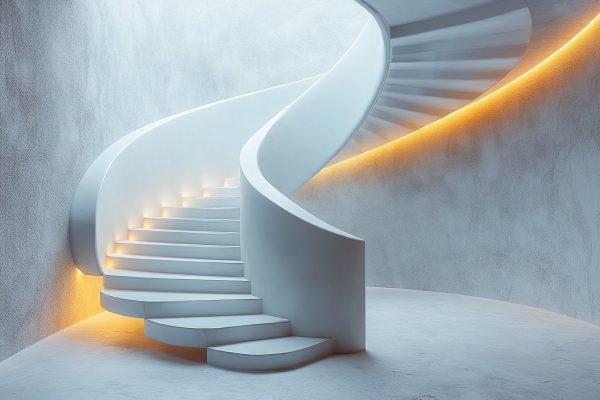 Escalier colimaçon : conception optimale pour un faible encombrement