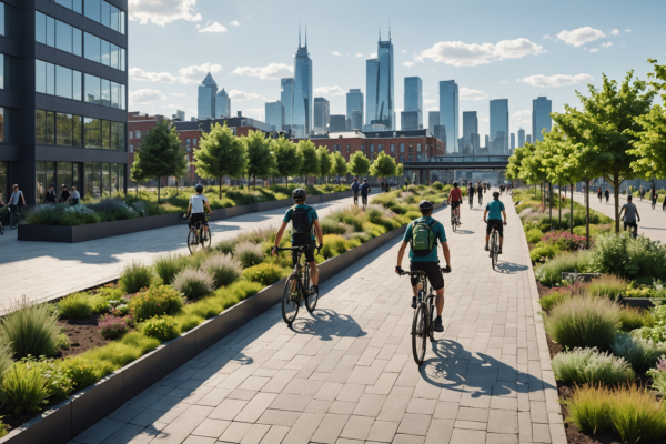 Itinéraires verts et initiatives nature urbaines États Unis
