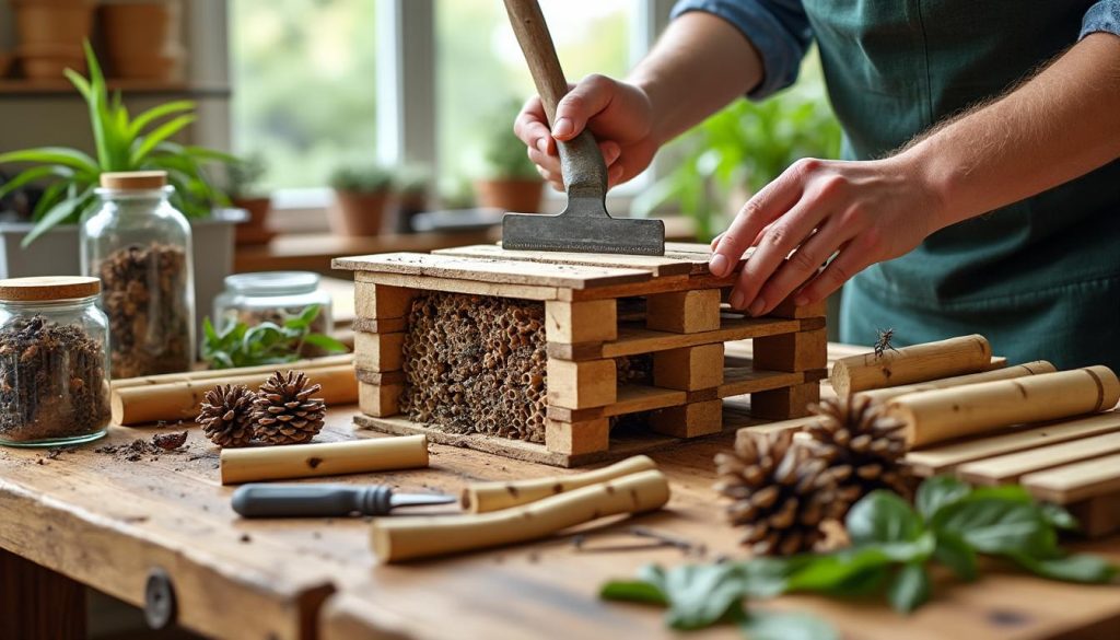 découvrez comment fabriquer un hôtel à insectes efficace pour accueillir abeilles, coccinelles et autres auxiliaires au jardin. suivez nos étapes simples et nos conseils pour favoriser la biodiversité et protéger vos plantes naturellement.
