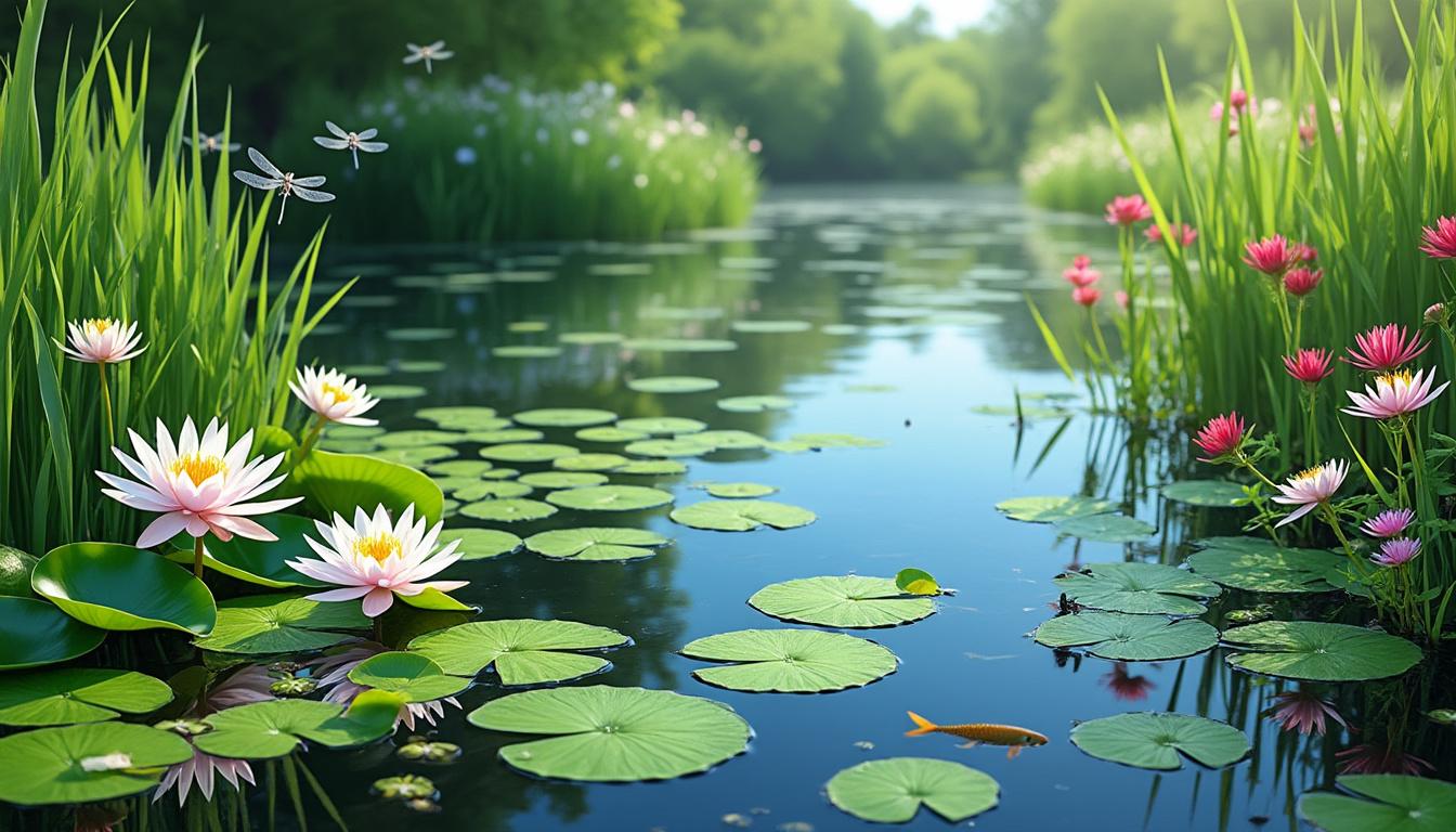 découvrez les meilleures plantes aquatiques pour aménager et entretenir votre bassin naturel. conseils, types de plantes et astuces pour créer un écosystème équilibré et esthétique dans votre jardin.
