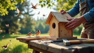 apprenez à fabriquer facilement un abri pour oiseaux avec notre guide étape par étape, pour offrir un refuge sûr et confortable à vos protégés à plumes.