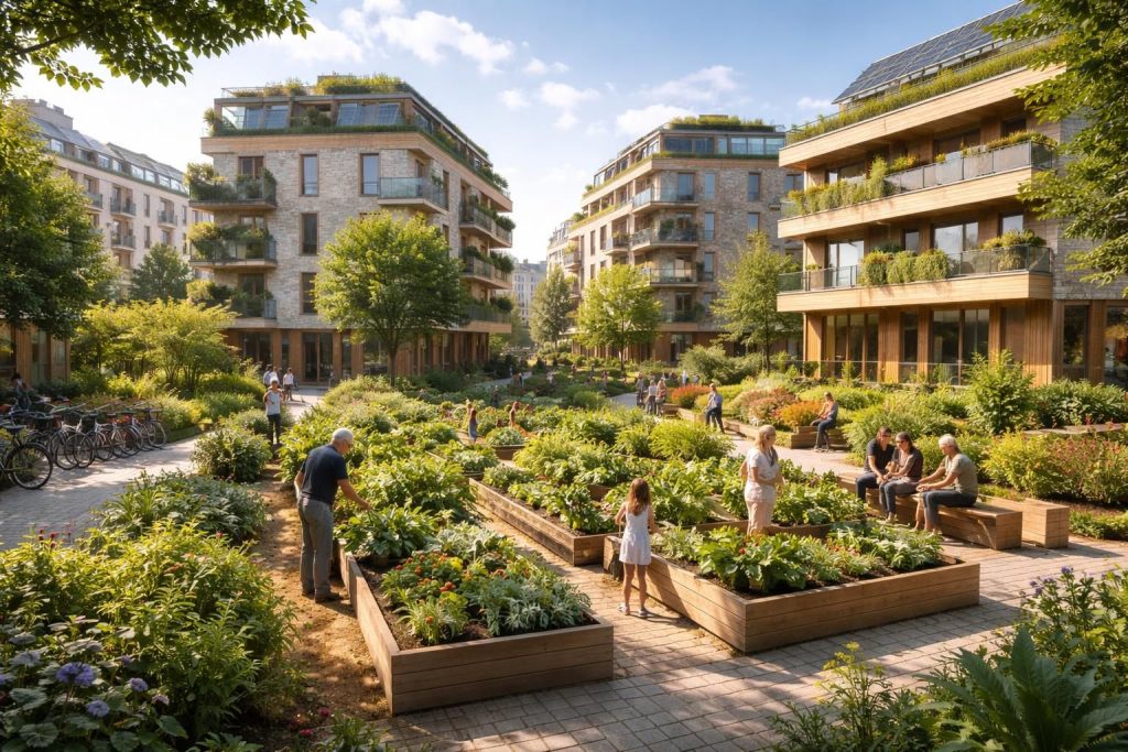 découvrez comment investir dans des éco-quartiers avec jardins partagés à nantes et bordeaux pour une location durable alliant écologie et rentabilité.