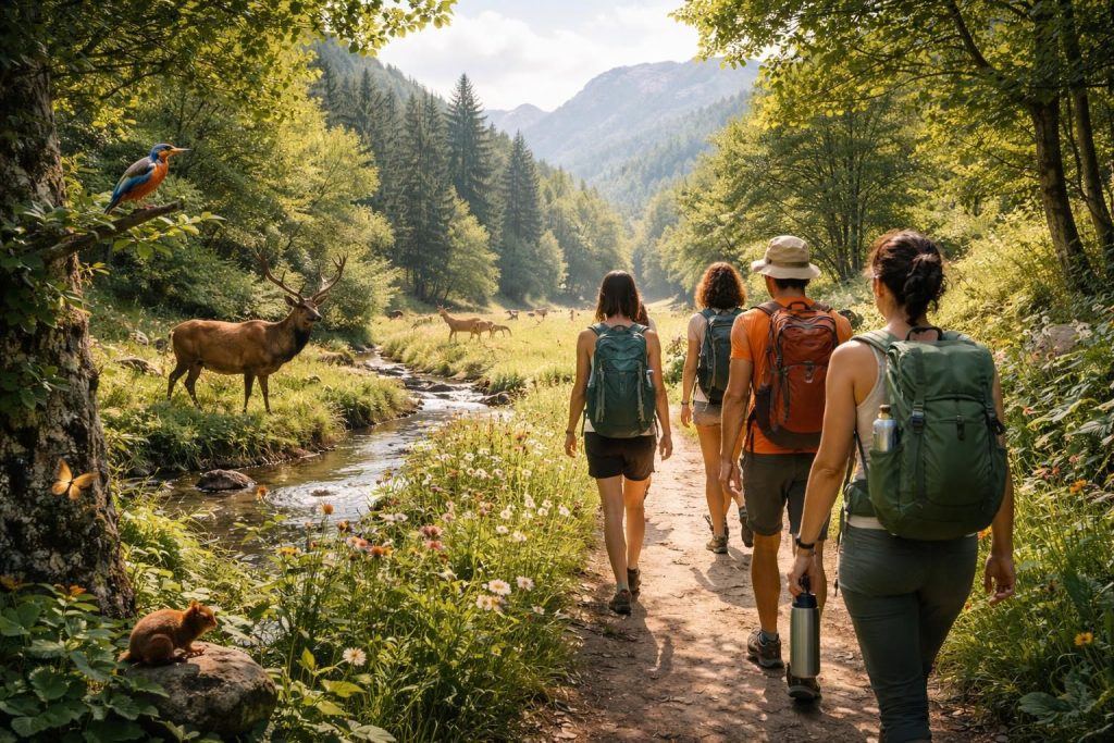 découvrez comment préserver la biodiversité en explorant les parcs nationaux français à travers des randonnées écoresponsables alliant respect de la nature et aventure.