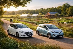 découvrez un road trip écologique à bord de la renault zoé et de la nissan leaf pour visiter des fermes biologiques, alliant voyage durable et découverte de l'agriculture bio.